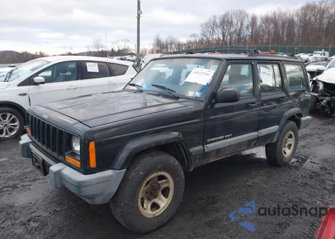 2001 Jeep Cherokee Sport from USA, damaged, VIN 1J4FF48S71L504173